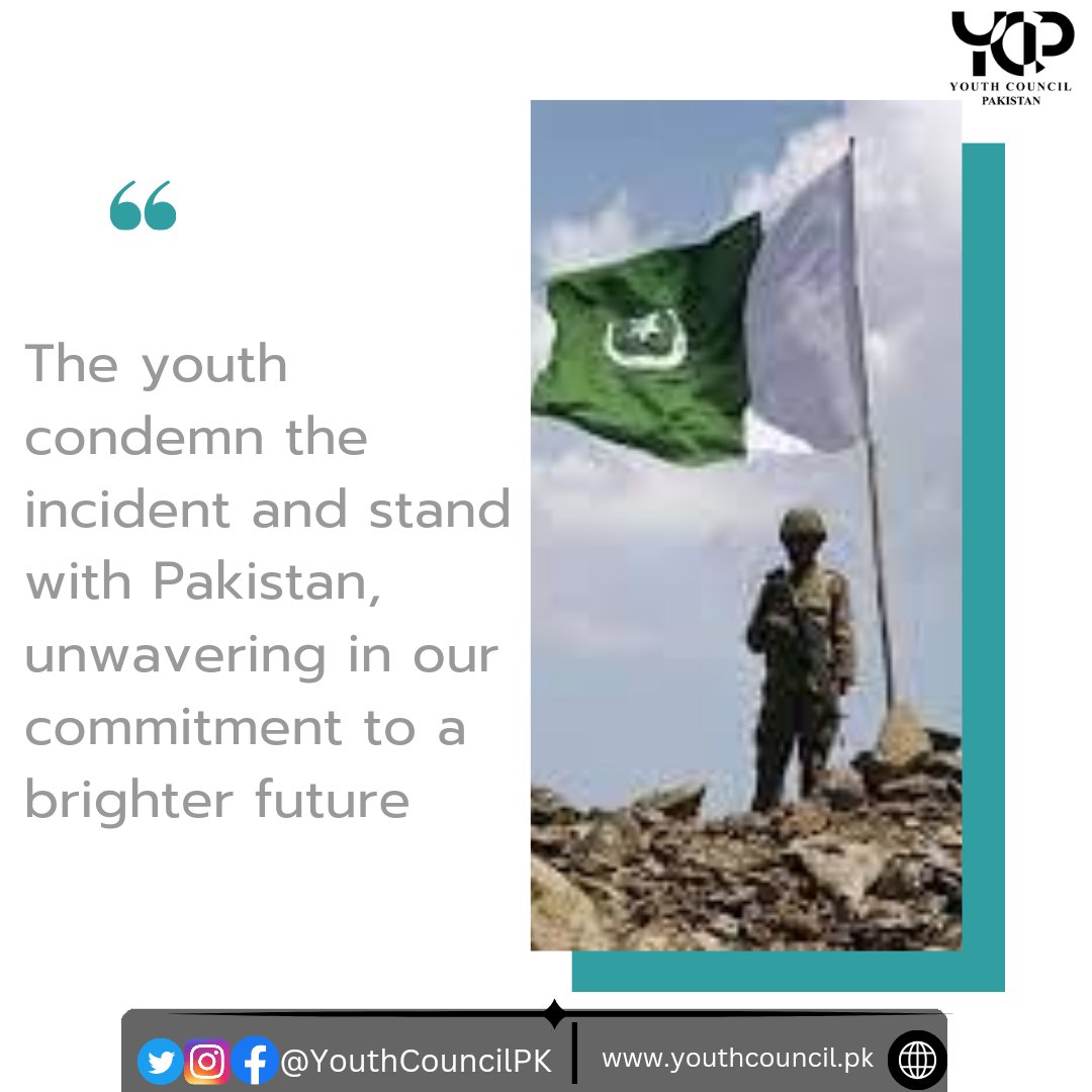Memoona_Zaheer_'s tweet image. Advocates for progress, the youth lend their unwavering support to the state&apos;s institutions, championing their role in driving our nation&apos;s prosperity and well-being. #YouthAdvocacy #SupportingProgress #YCPStandswithPakistan