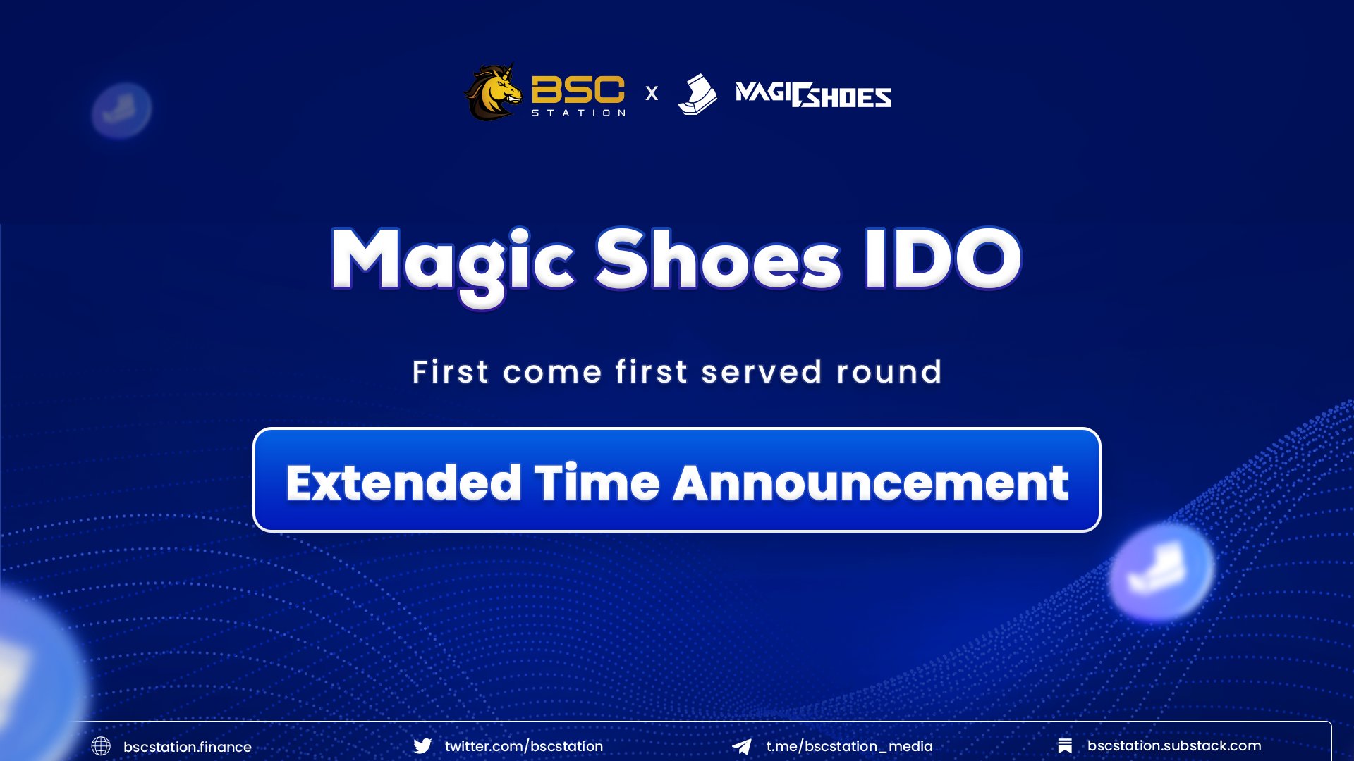 BSCStation Official on Twitter "📣 MagicShoes First Come First Serve