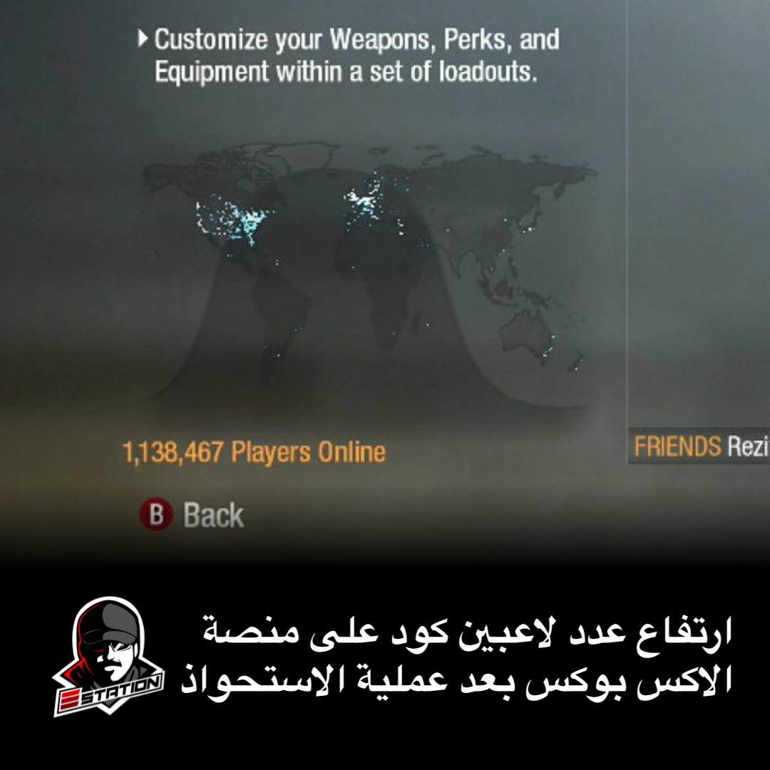 estationq8's tweet image. •
قرر لاعبو منصة الاكس بوكس العودة الى العناوين الكلاسيكية و المميزة من سلسلة كول اوف ديوتي المتوفرة بخدمة التوافق المسبق كعربون شكر للاستحواذ الذي تم على اكتفجن بليزارد،و وصل عدد اللاعبين الى اكثر من مليون لاعب في لعبة بلاك اوبس ١،رايكم؟
#CODBO1 #codxbox