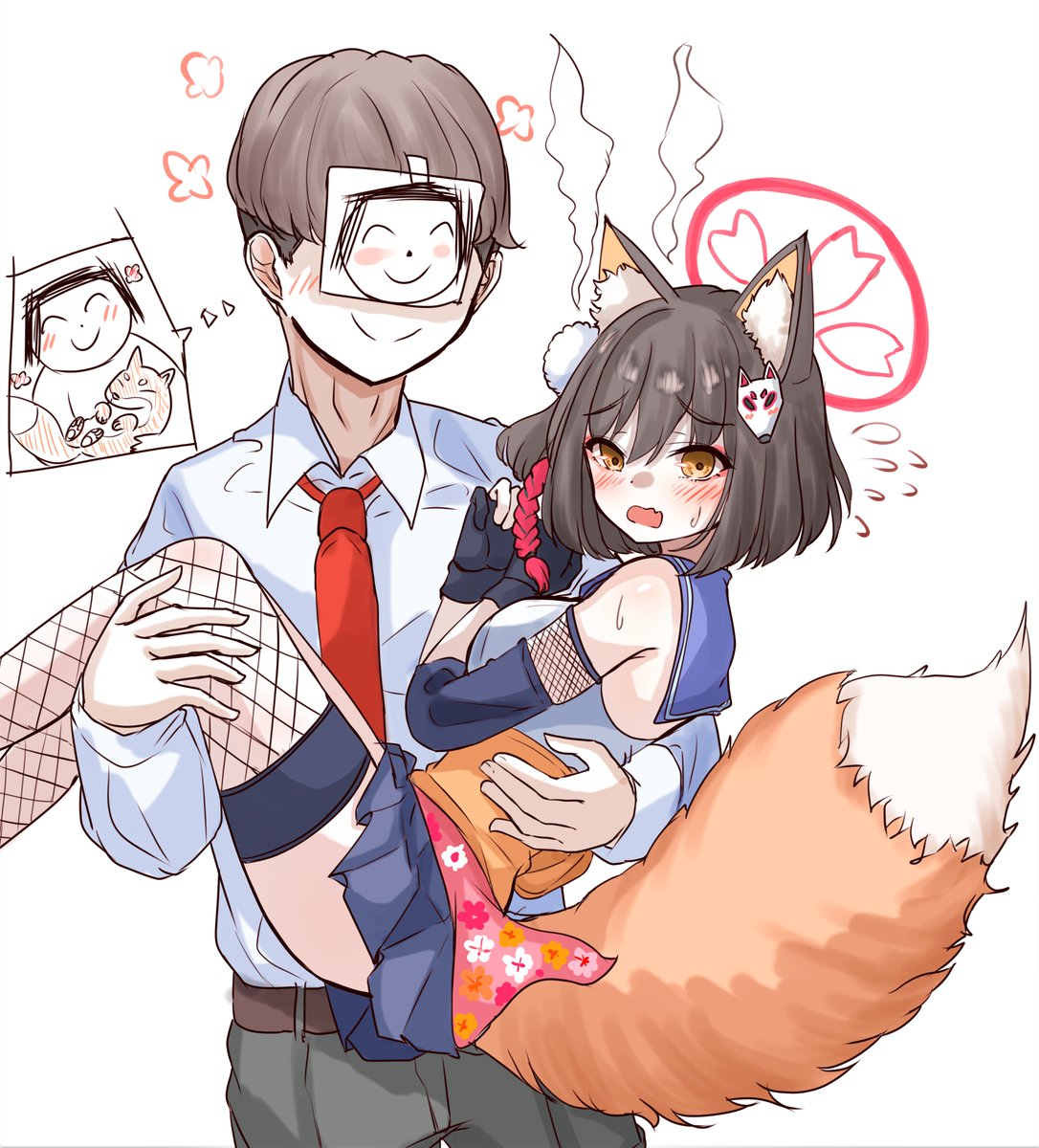 peroro27's tweet photo. #ブルアカ  #ブルーアーカイブ   久田イズナ  Izuna ~🦊☺️~❤️ https://t.co/Q2hTVzfy6l