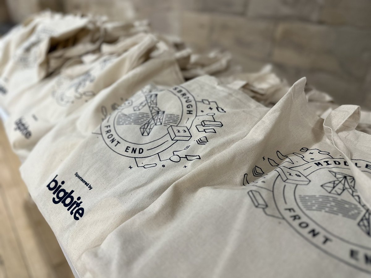 Laying out the merch ready for our attendees tomorrow. We’re excited to see you all 🎉 #MeAtMFE