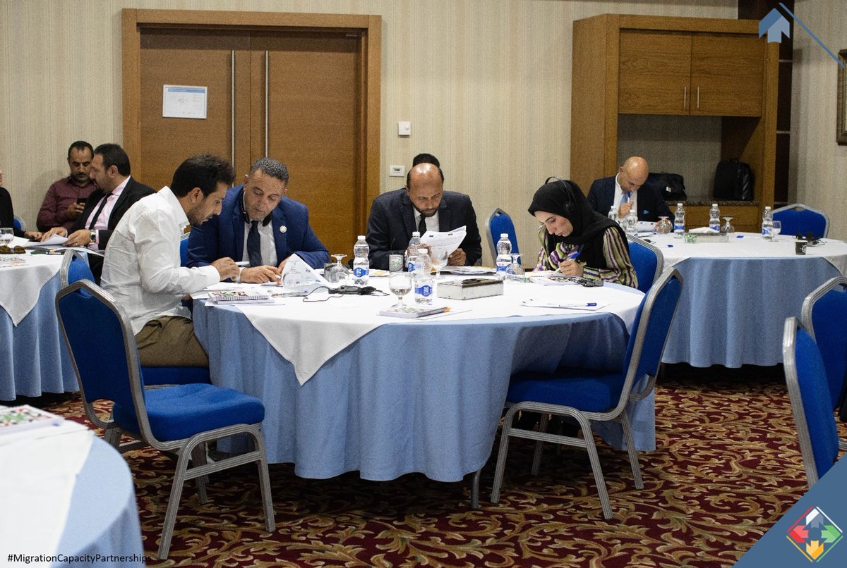 ICMPDinLibya's tweet photo. Why are migration dialogues useful? How to prepare for participation to a dialogue meeting? These are some of the Q's that were answered during this week's #Professionalisation training on Migration Dialogues with our 🇱🇾 partners🌍#LIBMITAF @EUinLibya @SEMIGRATION @ICMPD https://t.co/4dXVf8Goyq