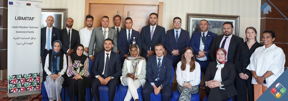 ICMPDinLibya's tweet photo. Why are migration dialogues useful? How to prepare for participation to a dialogue meeting? These are some of the Q's that were answered during this week's #Professionalisation training on Migration Dialogues with our 🇱🇾 partners🌍#LIBMITAF @EUinLibya @SEMIGRATION @ICMPD https://t.co/4dXVf8Goyq