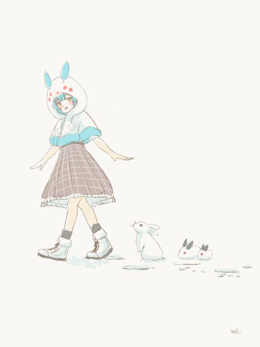 「snow bunny」 illustration images(Latest｜RT&Fav:50)