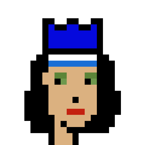 cryptoraresbot's tweet photo. CRYPTORARES X CRYPTOPUNKS: PUNK #6868 ROCKS THE BLUE-PARTYHAT https://t.co/mZ0d0xZhL2