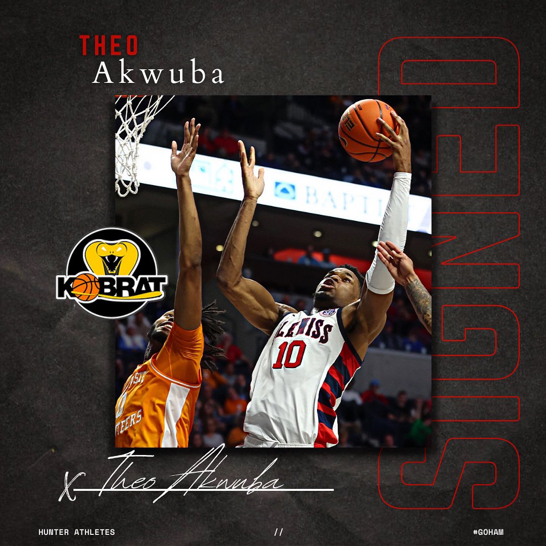 📃 𝒮𝒾𝑔𝓃𝑒𝒹.  𝒮𝑒𝒶𝓁𝑒𝒹.  𝒟𝑒𝓁𝒾𝓋𝑒𝓇𝑒𝒹!

Theo Akwuba has signed his first pro contract with Kobra-Basket in the <a href="/Korisliiga/">Korisliiga</a> - the top league in Finland 🇫🇮

#GoHAM | <a href="/takwuba1/">Theo Akwuba🇳🇬</a>