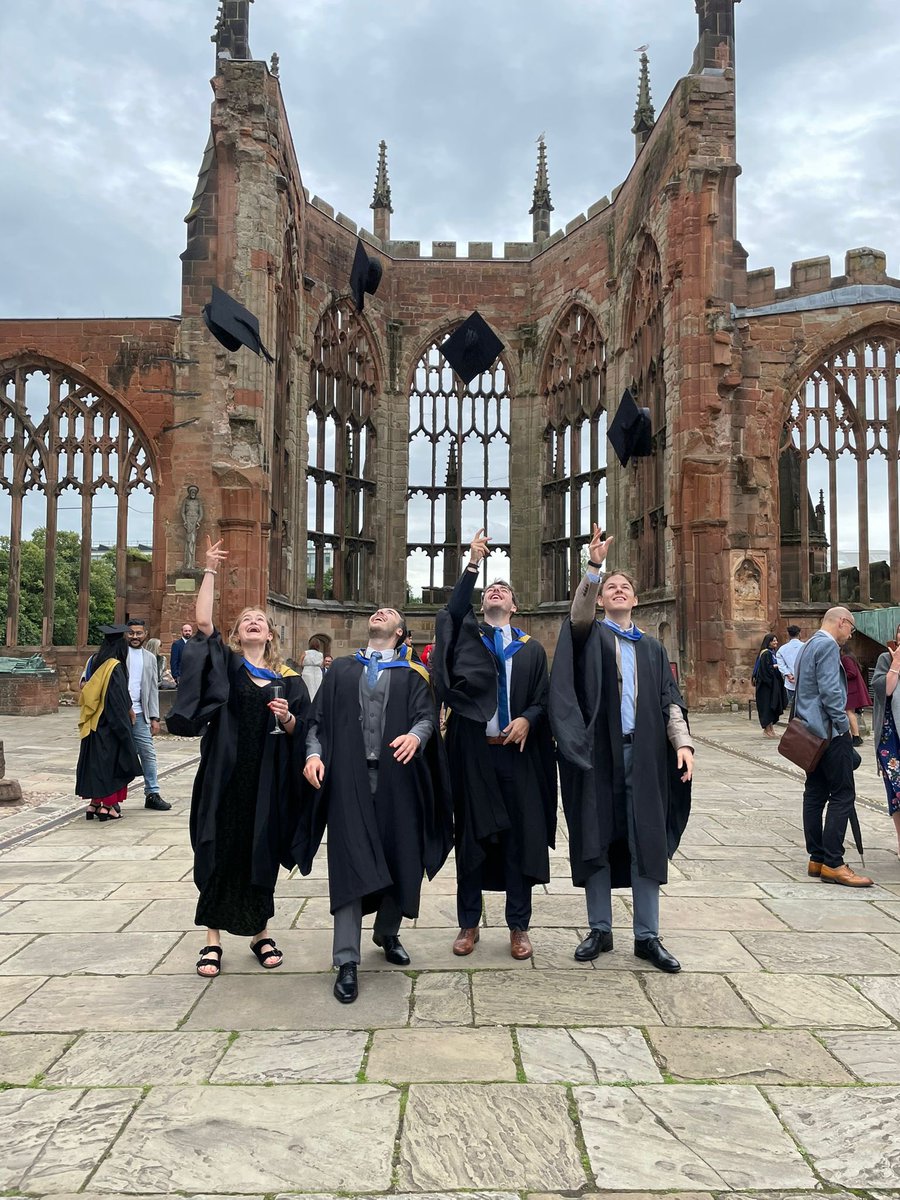 Graduation #1 completed ☑️ 
Nice to go back to see old faces and to look back on a peculiar degree - half during covid, half with some marines in Mexico…? 
1st class in the bag but this is only the start, more hard work ahead!
