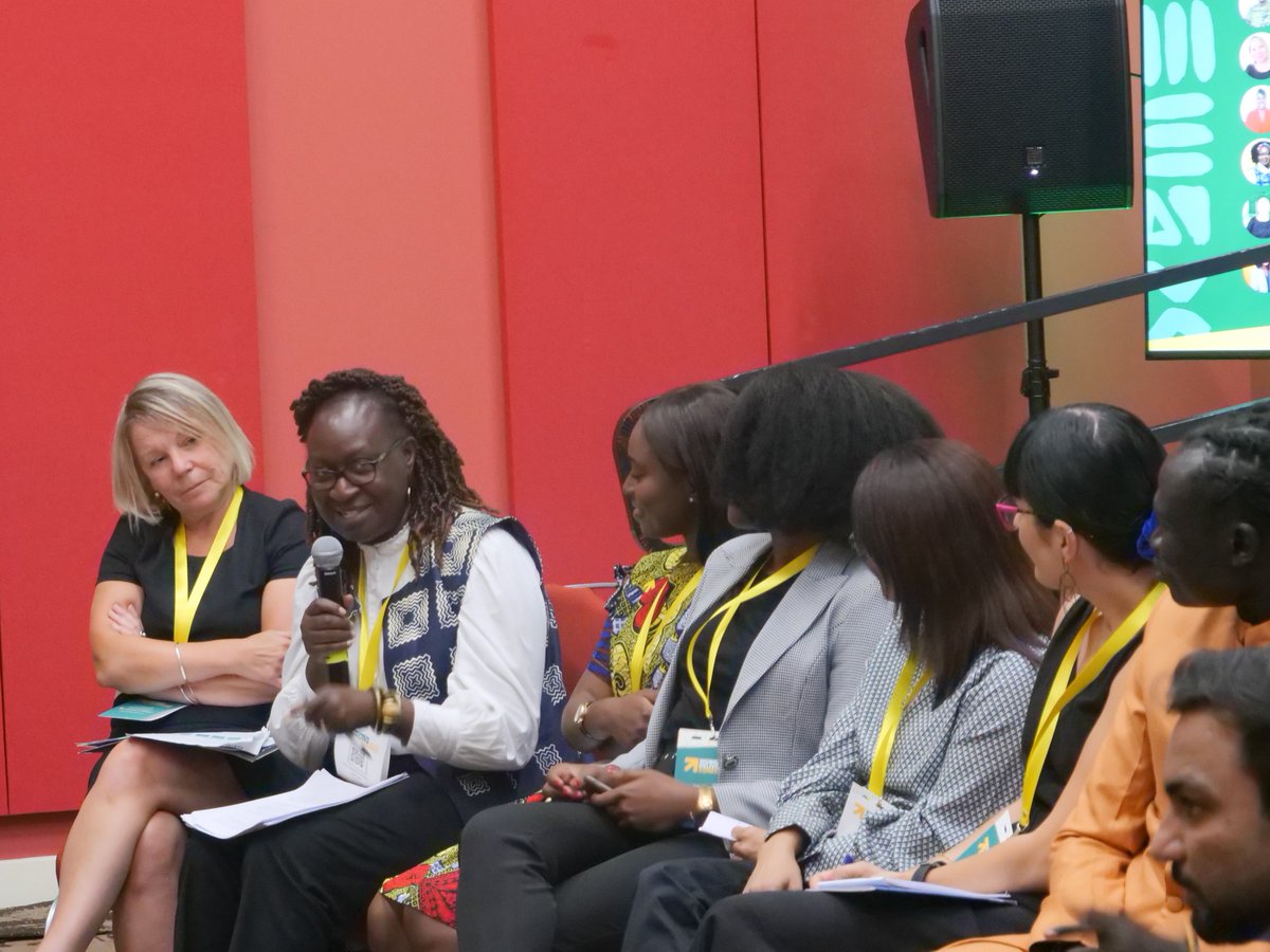“We are all here in this room because of education, think of a girl in your community who needs access to education but unable to access it.' @fmwangipowell speaks on harnessing the power of education to end harmful gender norms and stereotypes in school. #WD2023
