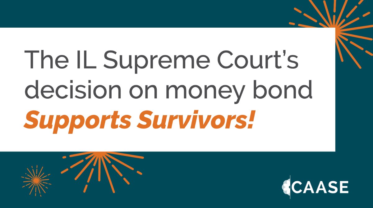 TheCAASE's tweet photo. The IL Supreme Court firmly upholds the constitutionality of the Pretrial Fairness Act (PFA), which will #EndMoneyBail while accounting for the needs of survivors. We look forward to building and implementing a more equitable system for all.

Learn more: https://t.co/rqQq9Df9tP https://t.co/YNQkMAysw7