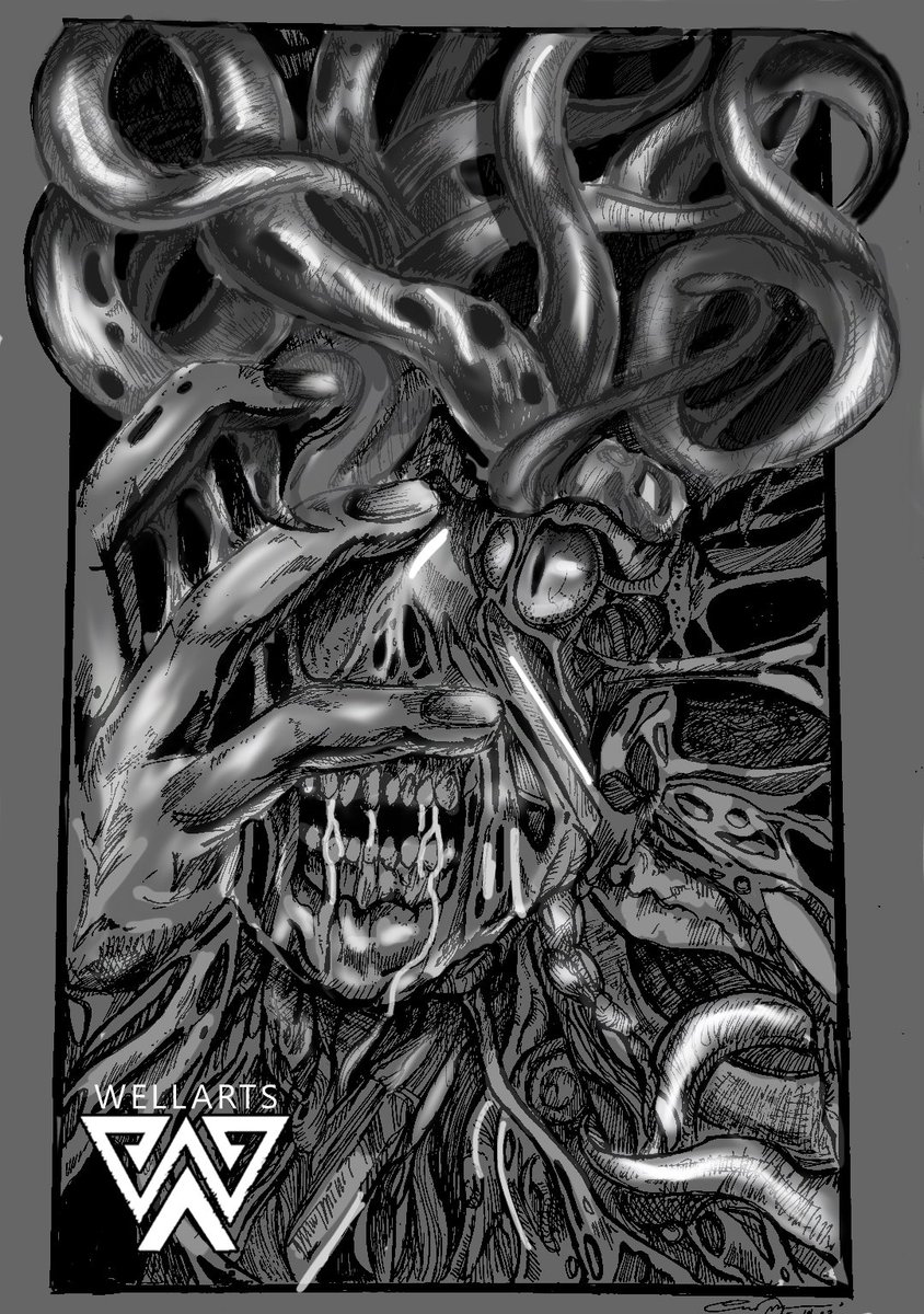 LLEW_ARTS's tweet photo. Trad to Digi
#traditionaltodigital
#digitalart #myartwork #myart #creepyart #blackandwhite #wellarts https://t.co/KcoFGLtpAj