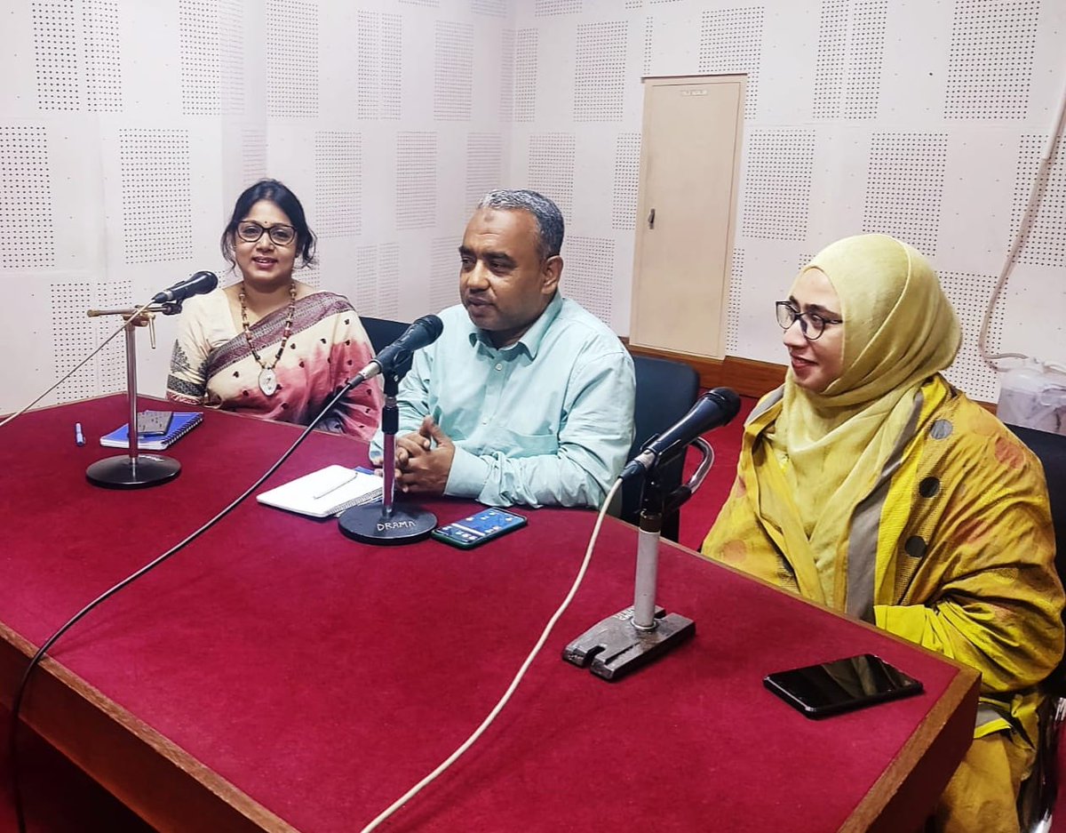 BithikaHasan's tweet photo. Glad to take part in a Radio Talk on the 'State of Women's Empowerment in Bangladesh'! https://t.co/MVmwlUi0K7