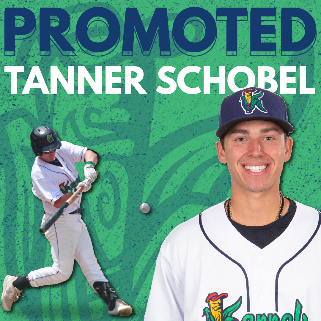 He was Player of the Week, Player of the Month, and now PROMOTED! Good Luck in Wichita, Tanner!