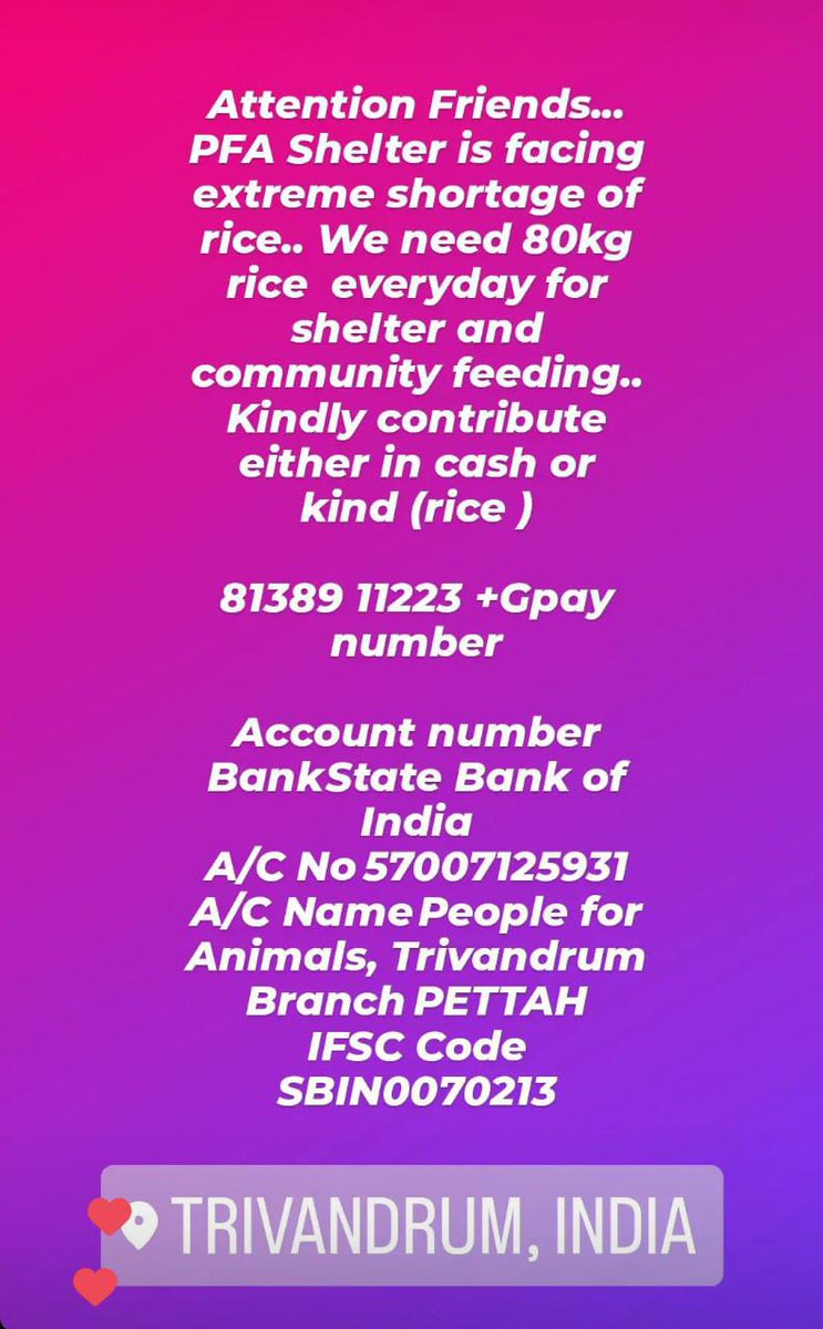 #donate #AnimalWelfare #pfa