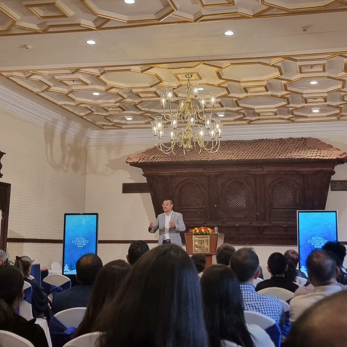shakyau's tweet photo. Embracing economic reforms, inclusivity n forward thinking policies will empower us to embrace change, foster innovation n nurtures the aspirations of Nepali youth, inspiring them to stay and contribute to the betterment of our nation. #NEF #NEFMEET #Nepal https://t.co/3MnQ9usXYQ