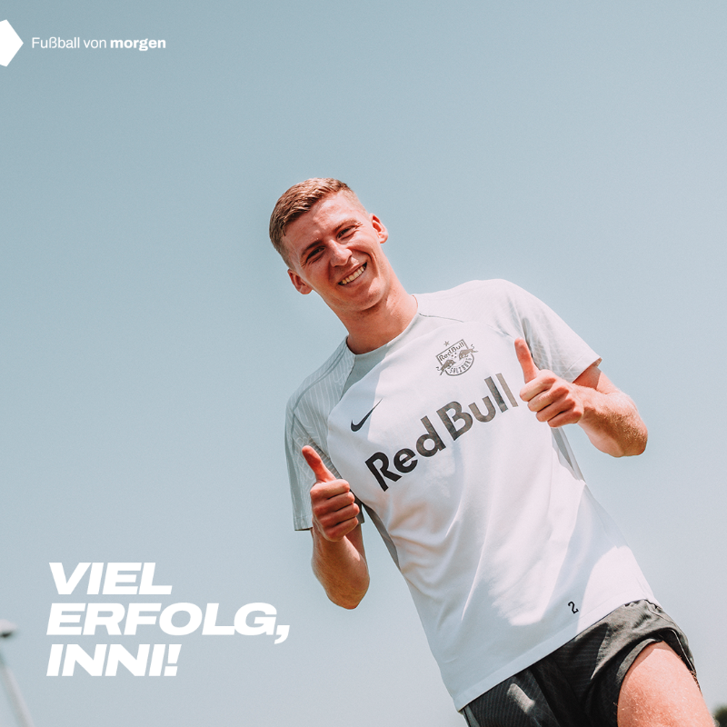 RedBullSalzburg's tweet photo. OFFIZIELL: Ignace Van der Brempt wechselt für die kommende Saison in die zweite deutsche Bundesliga und unterschreibt einen Leihvertrag beim @HSV. Viel Erfolg, Inni! 👊
