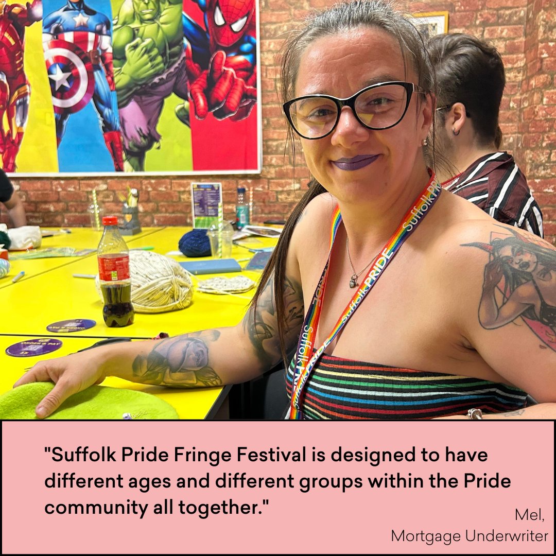 July is <a href="/SuffolkPride/">Suffolk Pride</a>!🏳️‍🌈

For this week only, the <a href="/SuffolkArchives/">Suffolk Archives</a> is hosting Thrive Art Exhibition, from now until Sunday.

One of our Mortgage Underwriters, Mel, sits on the committee for Suffolk Pride Fringe Festival and explains the importance of the festival 👇

#Pride