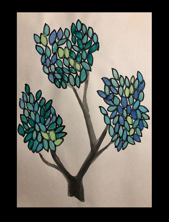 fritzfreud's tweet photo. Art of the Day: "Bathsheba's tree". Buy at: https://t.co/wftOqs112o https://t.co/drFCoxgJtv