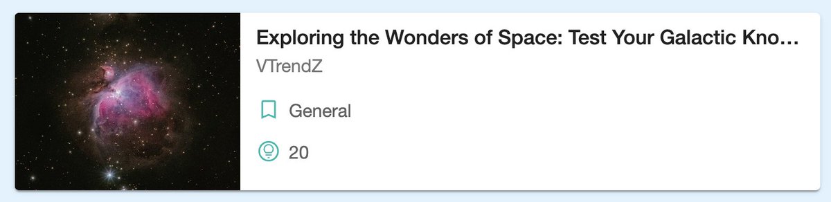 Vtrendzlearnio's tweet photo. Exploring the Wonders of Space: Test Your Galactic Knowledge!

https://t.co/rVX7Xm8M7g

#SpaceExploration #GalacticTrivia #GalacticKnowledge #TestYourWits #SpaceWonders #CosmicExplorations #IntergalacticAdventures https://t.co/0WAcYECLgB