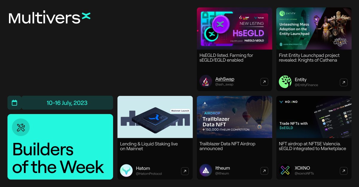 multiversxfndn's tweet photo. Our ecosystem has recorded remarkable progress, with DeFi taking the spotlight.

@HatomProtocol’s Mainnet launch got everyone’s attention, but there were plenty of other developments pushing the space forward.

Discover more in the 🧵👇

@pulsarmoney send 0.3 EGLD to 100 retweets https://t.co/GAGOiF4aPf
