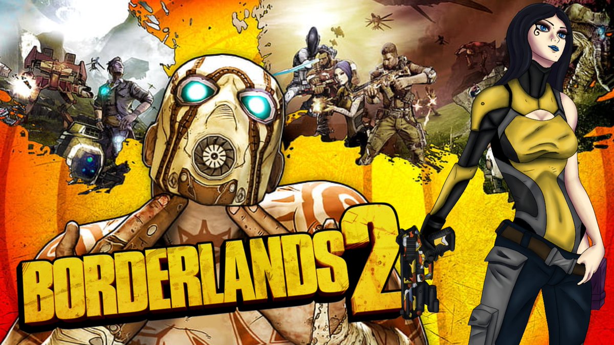 TatiLu_Cosplay's tweet photo. Kleines Lebenszeichen 👀 ich hab mal nen neues Thumbnail für mein Borderlands 2 Video gezeichnet 🙈 mein OC Gwen als Maya 😁 https://t.co/FeORFe2pHx