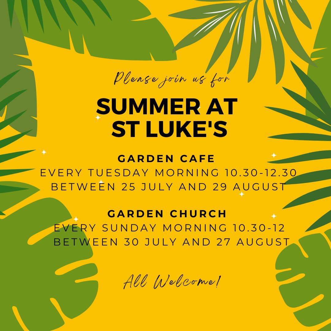 StLukesWKilburn's tweet photo. Come and join us this summer and help us make the most of our garden! Cafe opens a week today #kilburn #queenspark https://t.co/7z8Mhrk7G2