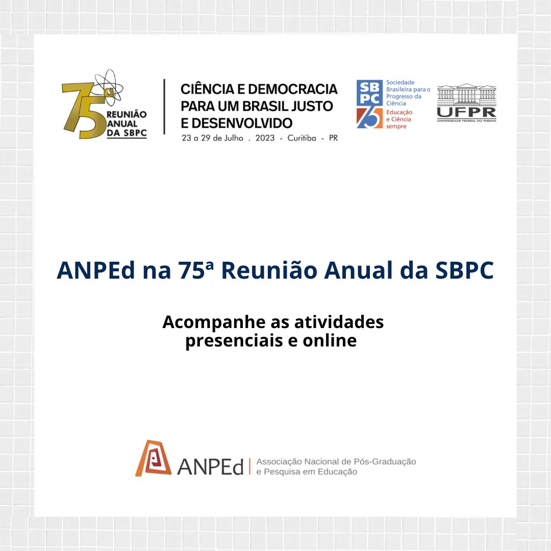 ▪Mais informações no portal:
🔗 mla.bs/6d27cfdf

e no site do evento:
🔗 ra.sbpcnet.org.br/75RA/