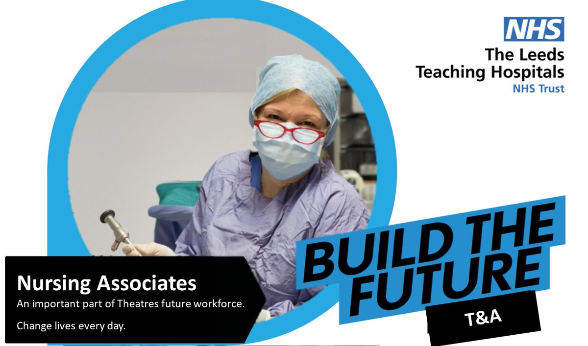 We have some exciting positions for Nursing Associates across many of our Theatres. Theatres and Anaesthetics is an exciting area to work within, in which each day you make visible changes to patients lives. Have a look at our advert today. jobs.nhs.uk/candidate/joba…