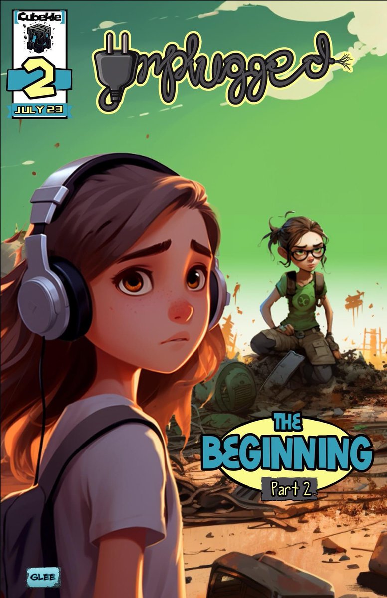 GleemandTheCube's tweet photo. Unplugged #2 now out for free download. #comics #indiecomics #aiart  #midjourney #unplugged 

https://t.co/ieDKdgQhAU https://t.co/Bv12c2a33W