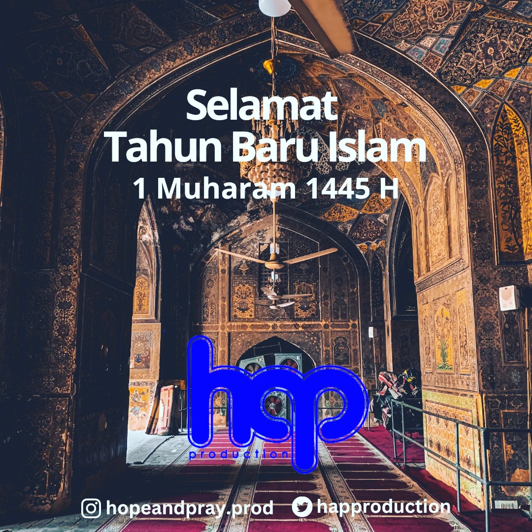 Happy Islamic New Year 1 Muharram 1445 Hijri. May the days we go through be full of peace