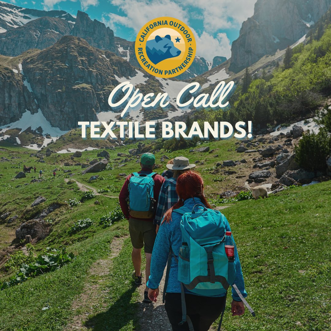 We are searching for textile, materials, sustainability, and compliance experts from outdoor industry brands outside of our current membersihp that sell in California regarding a #TextileEPR Program. You do not have to be based in California. Contact: Lexie@CaliforniaOutdoor.org