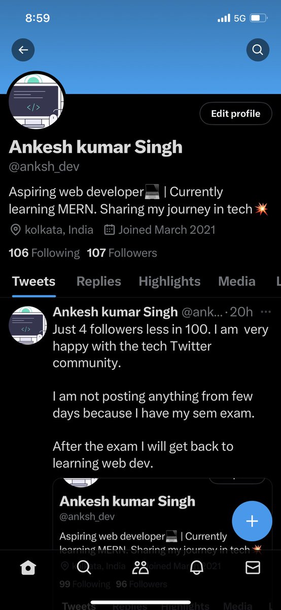 anksh_dev's tweet image. Thanks everyone. I have achieved 100 followers marked. Tech Twitter is the best community…

Thanks again!