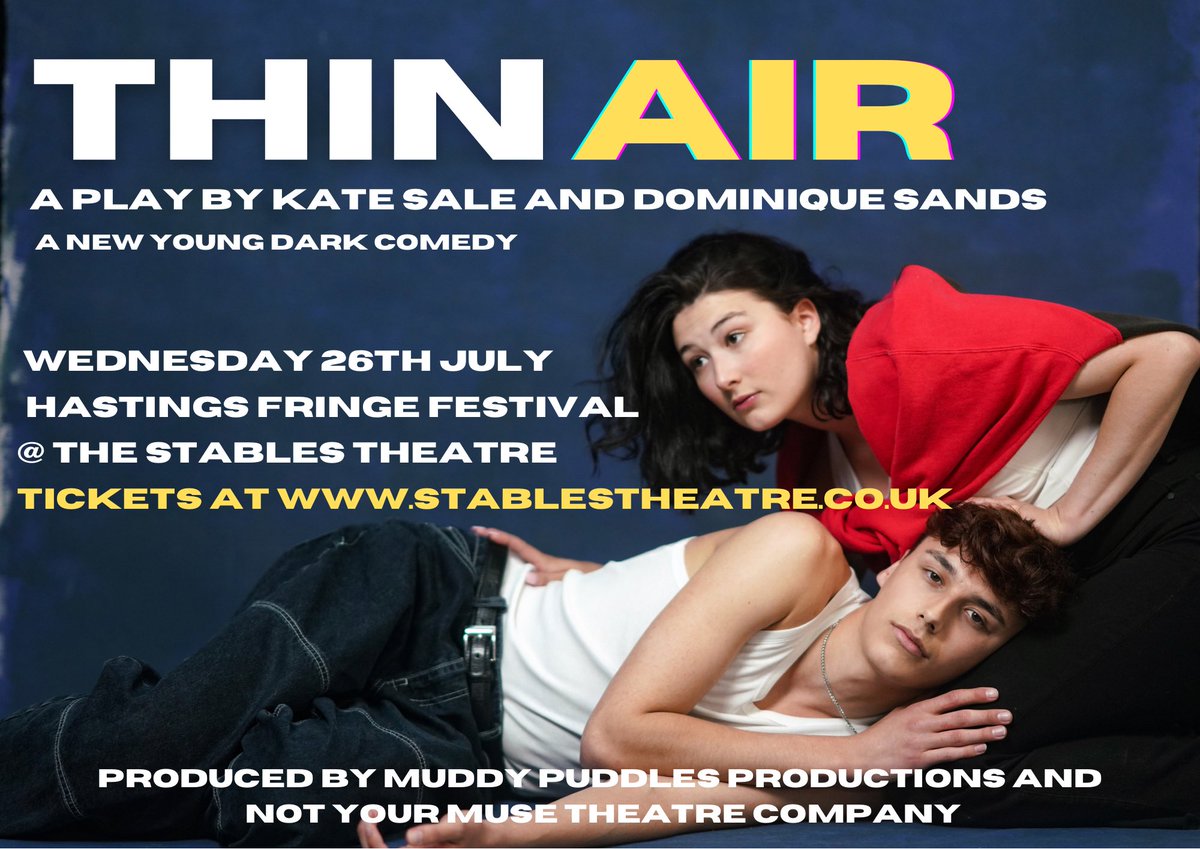 One fateful night, Tyler and Sam meet at a train station in the south of England. With themes of murder and suicide, Thin ‘AI’r shows how technology, ironically, could be the best way for us as people to think with human nature at the forefront of our brains. Tickets in bio👾