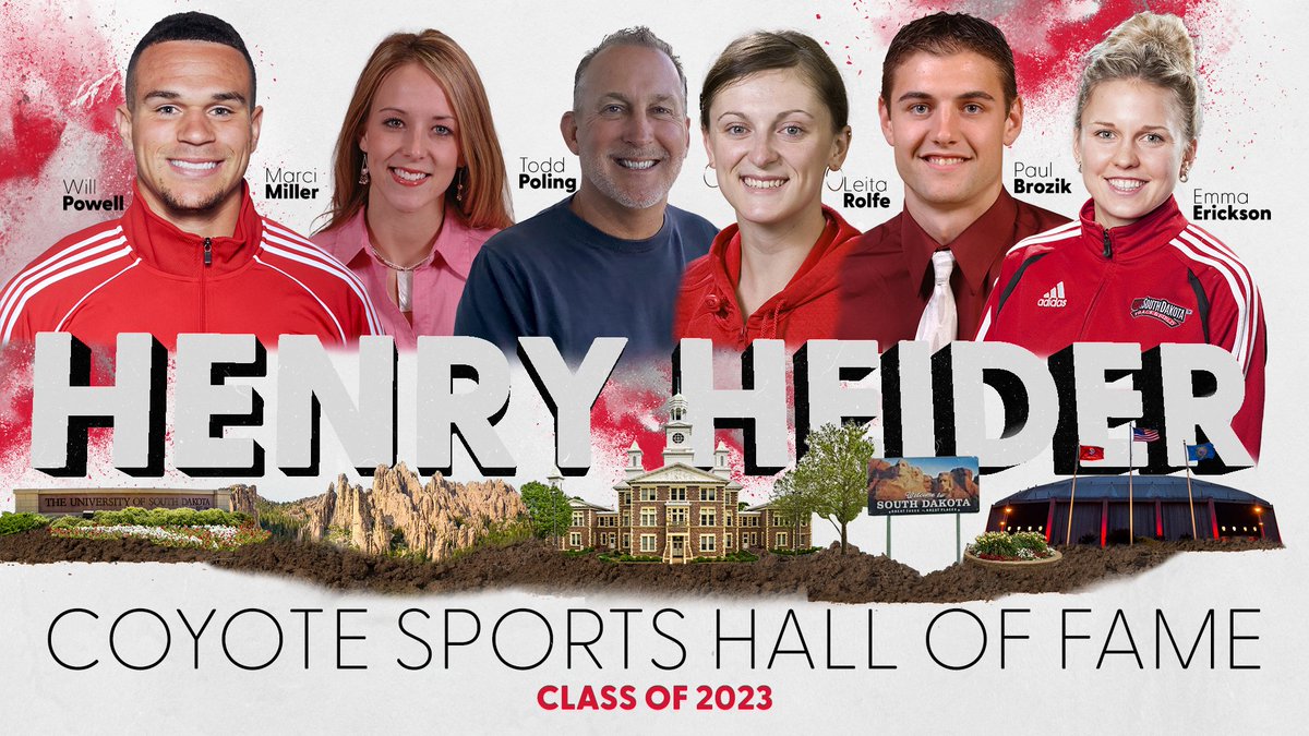 The newest members of the Henry Heider Coyote Sports Hall of Fame have been announced. Congratulations to the class of 2023! 👏

📰: Yote.us/3PWrUh2

#GoYotes x #WeAreSouthDakota 🐾