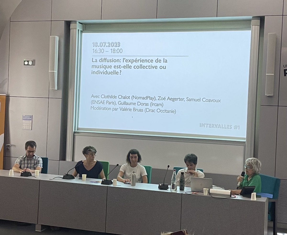 Notre CEO <a href="/ClothildeChalot/">Clothilde Chalot</a> est l’invitée du @FestivalRF dans le cadre de ses tables rondes 🎙aux côtés de <a href="/Ircam/">IRCAM</a> <a href="/ENSAEparis/">ENSAE Paris</a> 
Grand merci 🙏 de l’invitation et plaisir du partage d’expérience