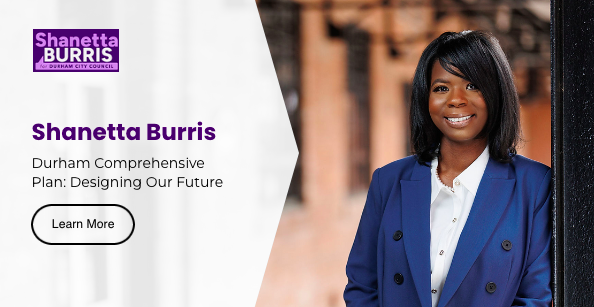 Shanetta4Durham's tweet photo. The City of Durham’s Comprehensive Plan outlines how we envision our growth and development, taking a long-range approach rather than focusing on the immediate concerns of today. Learn why I think your participation in this process is so important. - https://t.co/ebKladYbyk https://t.co/3PpESELR3J