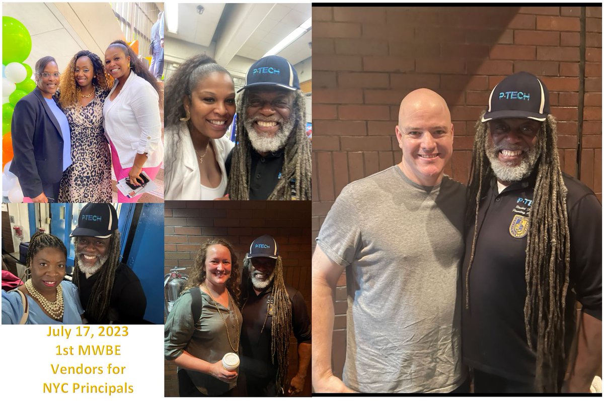 <a href="/NYCSchools/">NYC Public Schools</a> 1st MWBE <a href="/NYCMWBE/">NYC Office of M/WBEs</a> Vendors for NYC Principals July 17, 2023 #tuesdayvibe #givingtuesday #mwbe <a href="/rashidfdavis/">Rashid Ferrod Davis</a> #skillsbuild #skills2030 #skillsfirst #weareptech <a href="/PathwaysInTech/">P-TECH Brooklyn</a>