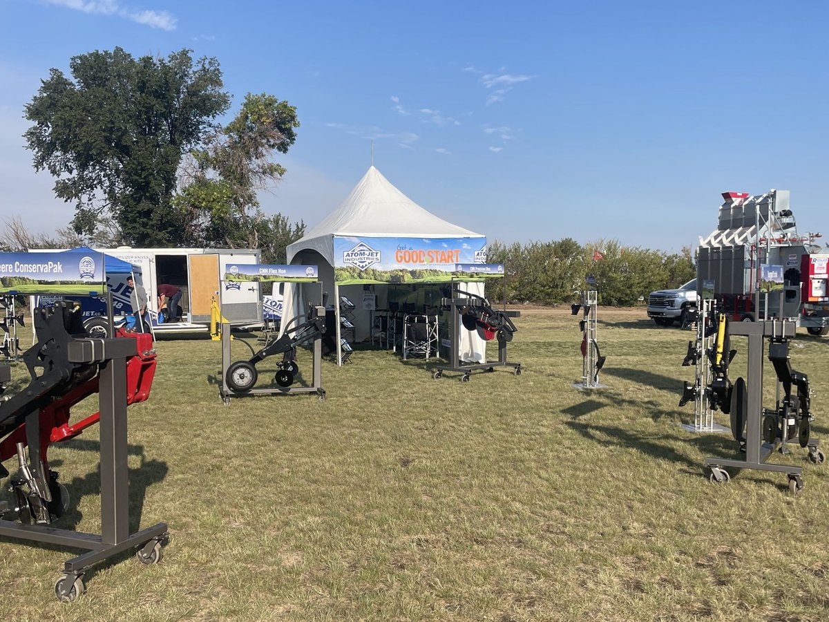 AtomJetAg's tweet photo. Products have been showcased, and Our team is ready to answer your questions at the @AginMotion trade show! Come and see what we have in store for you on July 18-20, 2023 from 8:30 am to 4:30 pm each day! #AIM #AtomJetAg https://t.co/lAZc2VhW7Y