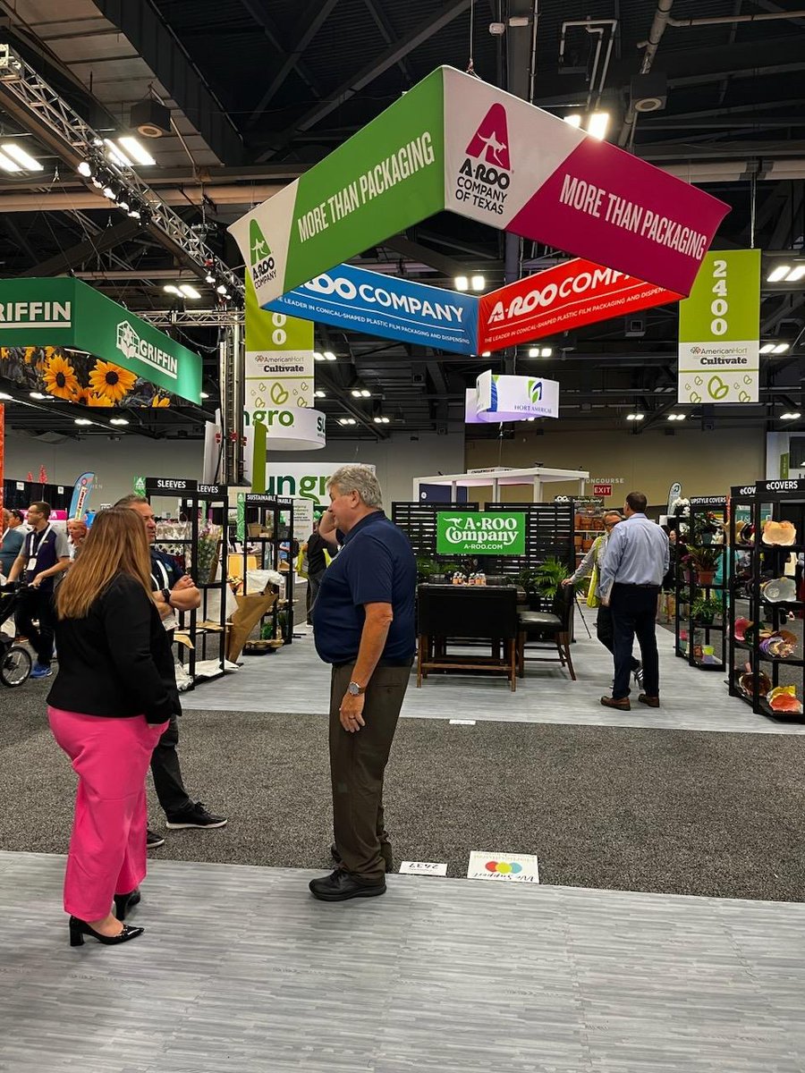 aroocompany's tweet photo. Dawn of the final day~ Let's end with a bang!

Booths #2425 &amp; #2437

#cultivate23 #cultivate2023 #americanhort #horticulture #tradeshow #tradeshowlife #floriculture #sleeves #ecovers #morethanpackaging https://t.co/lGlu5qlCgn