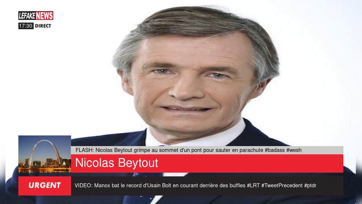 📍 FLASH: Nicolas Beytout grimpe au sommet d'un pont pour sauter en parachute #badass #wesh