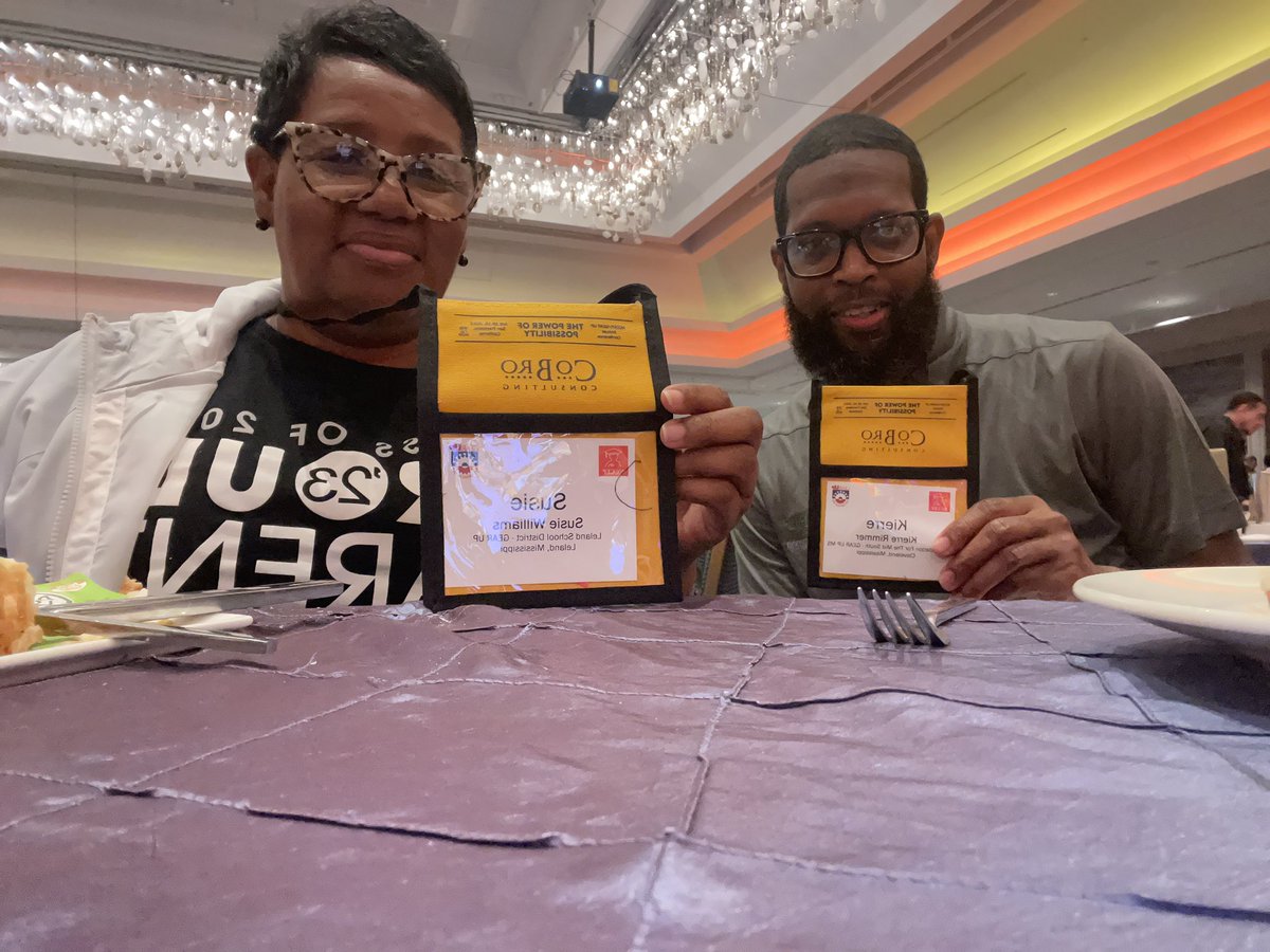 KierreRimmer1's tweet photo. Ready for day 2 at the NCCEP/GEAR UP Annual Conference! 
#GUcon23 #Day2 #ThePowerOfPossibility #WeLoveGEARUP #ILoveGEARUP #NCCEP #GEARUPWorks #GEARUPMississippi #GEARUPMichigan https://t.co/jmVi3fCPpI