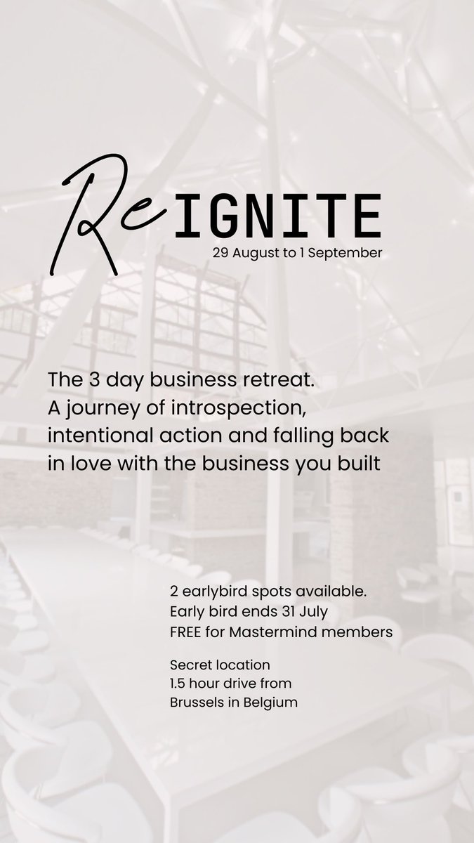 Finally landed a name for the business retreat.