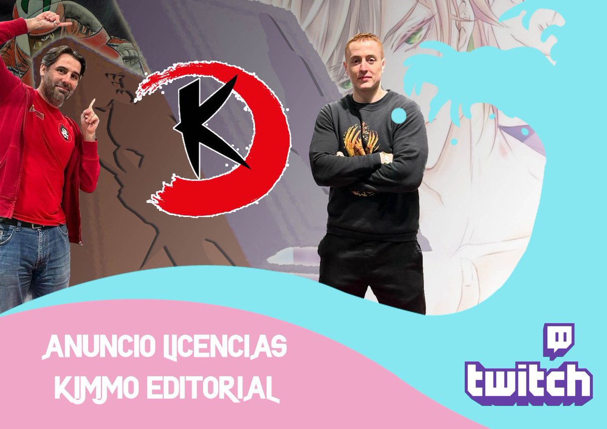 VivaErManga's tweet photo. Os recuerdo que hoy estaré en directo a partir de las 18:30h con @KimmoEditorial donde ¡anunciará dos nuevas licencias! 😱
Estaré junto a @NeoAnimeZ en su canal de Twitch https://t.co/zP3cHGXOzg.
¡Nos vemos en apenas una hora! 😉
#Manga #Licencias #Kimmo https://t.co/k4n59yob4Y