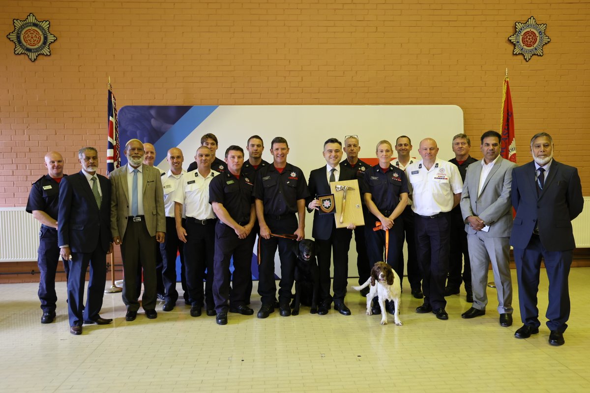 LancashireFRS's tweet photo. Yesterday, we were glad to welcome the Turkish Consulate to our training center in Chorley. They thanked members of the ISAR team who were deployed this year to the earthquake in Turkey for their search and rescue efforts
@LancashireFRS @CheshireISAR @ISARLancashire @UK_ISAR_TEAM https://t.co/95S73zTwB4