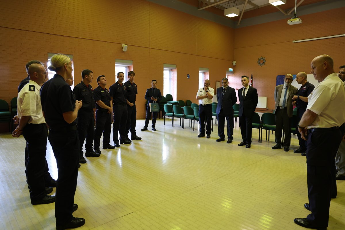 Yesterday, we were glad to welcome the Turkish Consulate to our training center in Chorley. They thanked members of the ISAR team who were deployed this year to the earthquake in Turkey for their search and rescue efforts
<a href="/LancashireFRS/">Lancashire Fire & Rescue Service</a> <a href="/CheshireISAR/">Cheshire Fire ISAR</a> <a href="/ISARLancashire/">ISAR Lancashire</a> <a href="/UK_ISAR_TEAM/">UK ISAR</a>