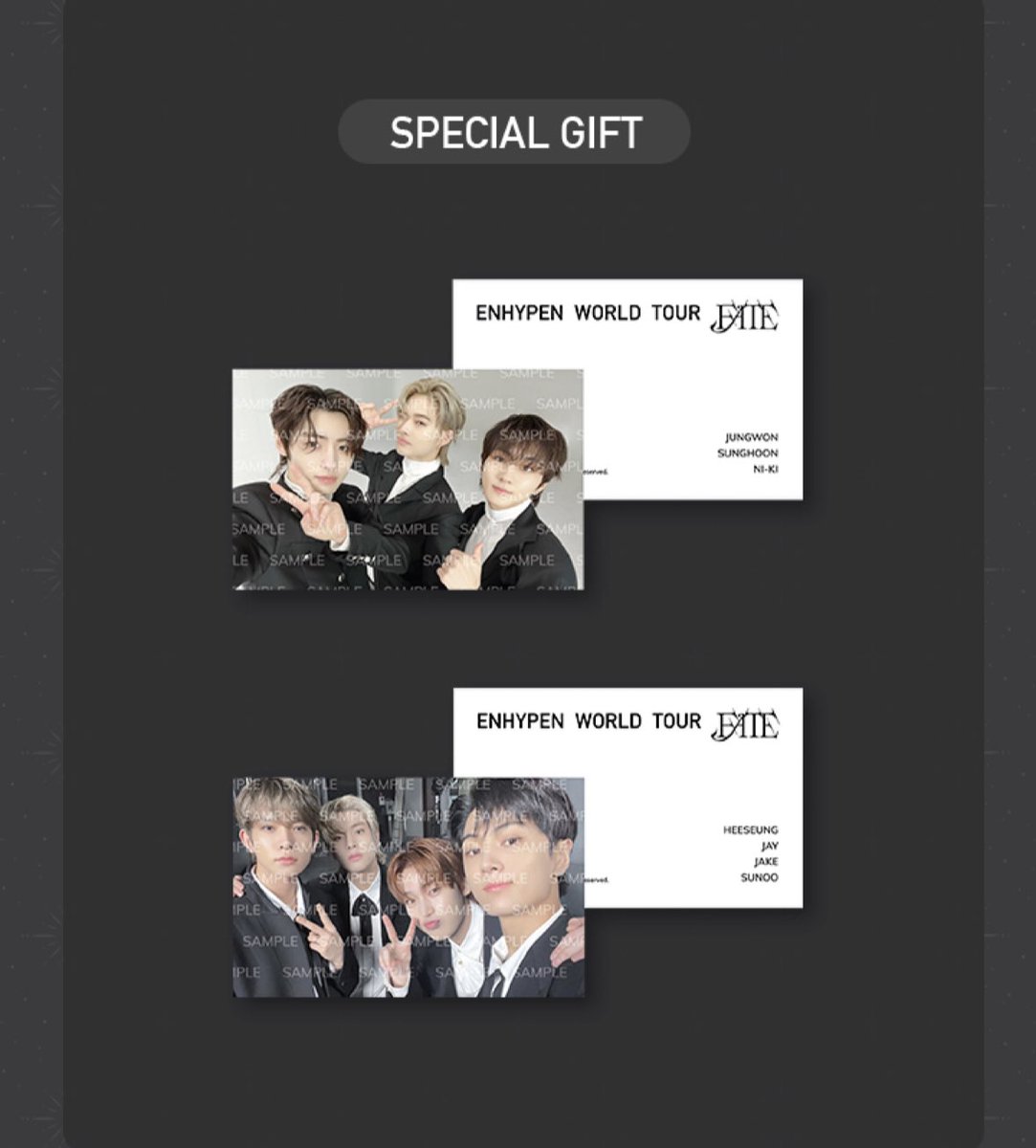 biloids's tweet photo. wts lfb Enhypen World Tour Fate S/S Tshirt PC special gift only - Php350

MOP Gcash or bank payment
DOP July 31

DM https://t.co/Y5oQA7TVoT
