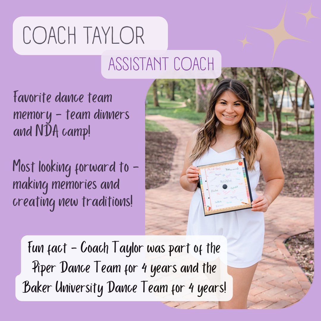 Meet the coaches for the 2023-24 Pearls! 💜✨