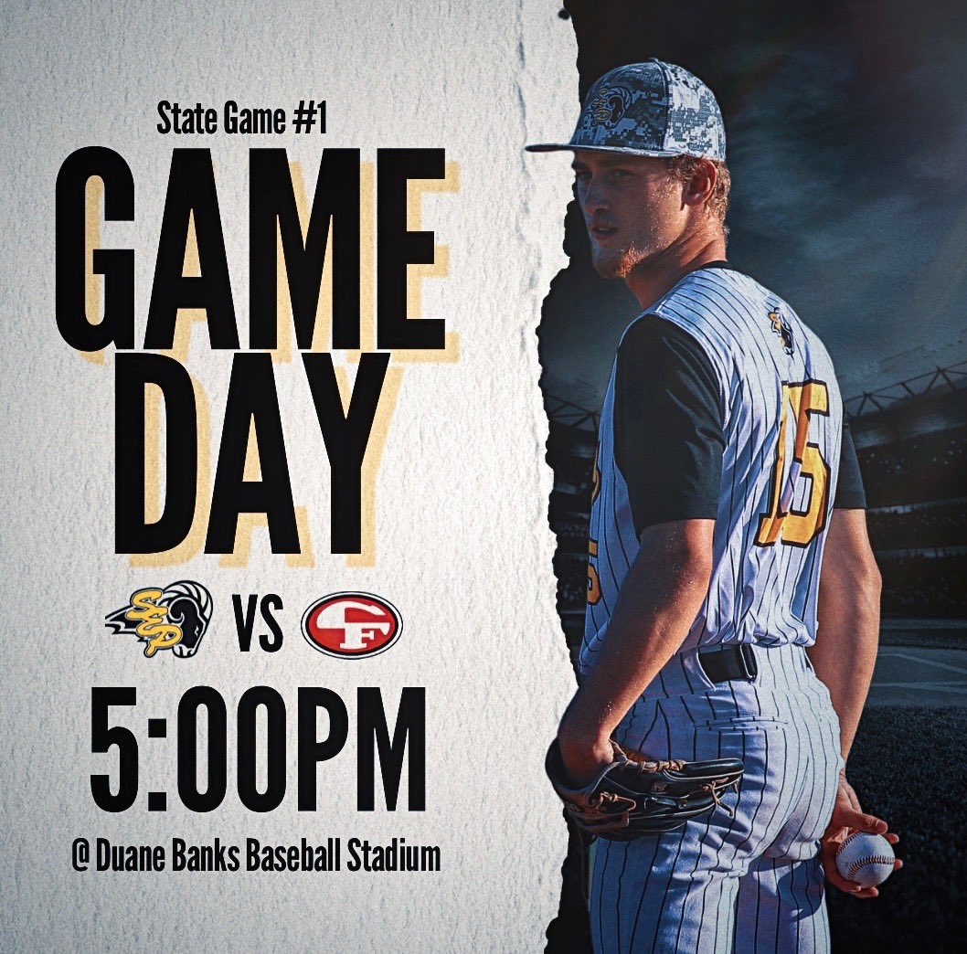 🚨GAME DAY🚨
🆚 Cedar Falls Tigers
🏆 4A Quarter Final
🏟 Duane Banks Baseball Stdm
🎓University of Iowa
📍 Iowa City, IA
🗺️ (41.6609677, -91.5548605)
⏰ 5:00pm
🎟️ iahsaa.org/tickets/