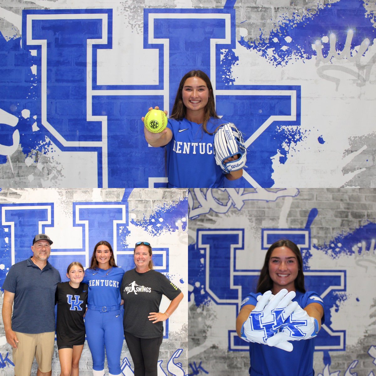 I am so incredibly excited to announce my commitment to the University of Kentucky! It has been my dream to play softball in the SEC since I was a little girl!  I want to thank my parents, my coaches, and everyone that has supported me in this journey! Go Wildcats!! 😸💙 #BBN