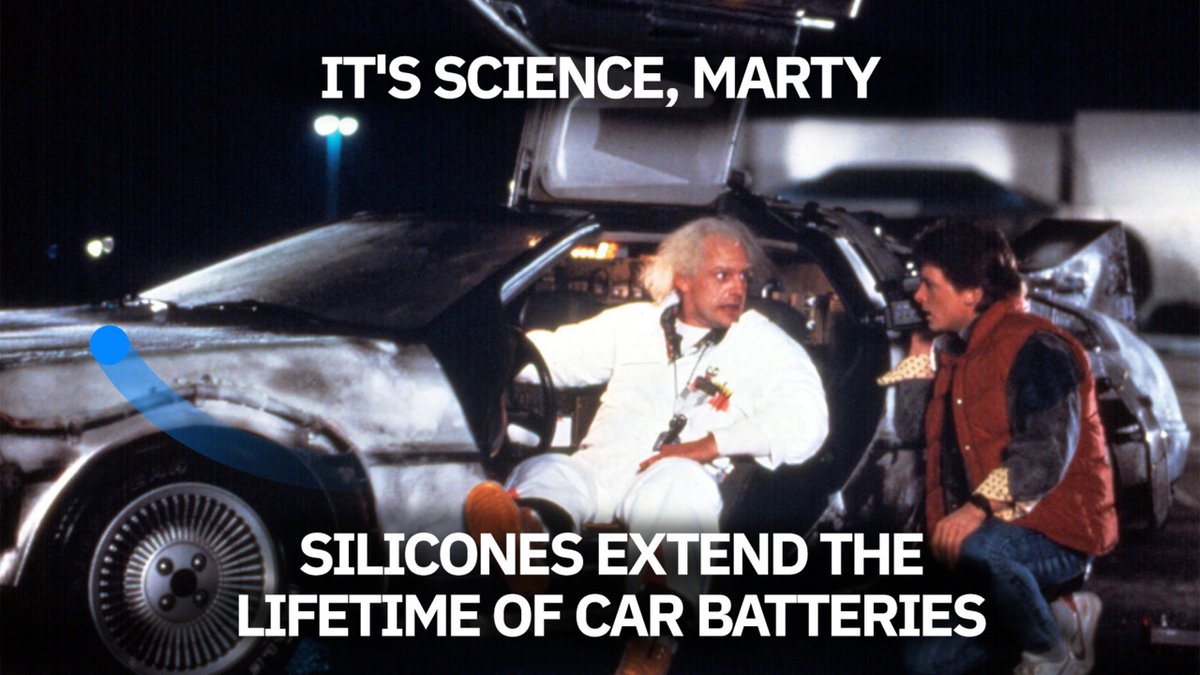 You don't need a DeLorean to have the car of the future 👨‍🔬

From sealing and bonding to electric insulation, #silicones are being used to handle the tough material needs of next-generation electric car batteries.

silicones.eu/about-silicone… #SolvedWithSilicones
