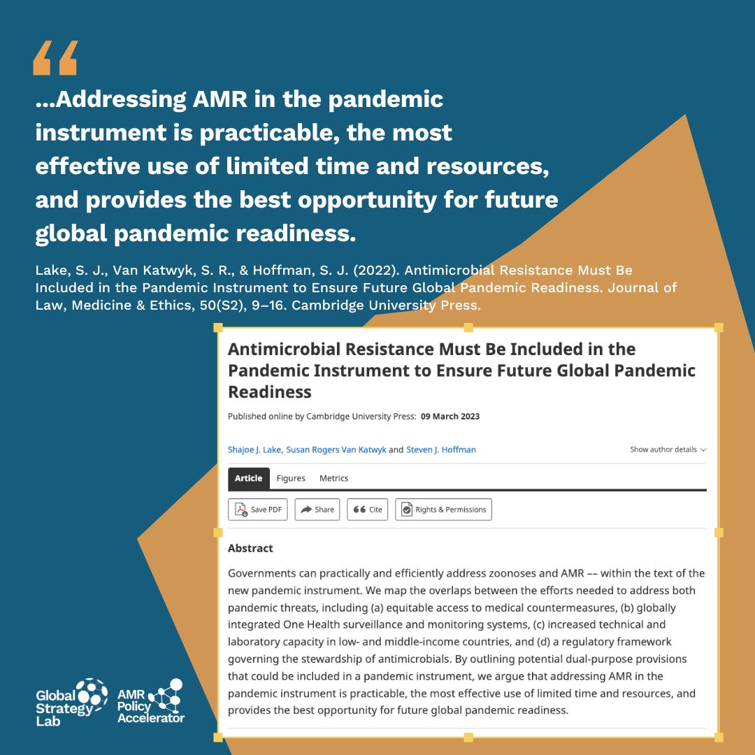 gstrategylab's tweet photo. 🔍#ResearchRadar: From equitable access in #LMICs to One Health surveillance, this study maps the overlaps between efforts needed to address both zoonoses &amp; antimicrobial resistance in the pandemic instrument. 🌎 https://t.co/hpuJUu43W0
#INB6 #AMR https://t.co/mYC4SSbsSV